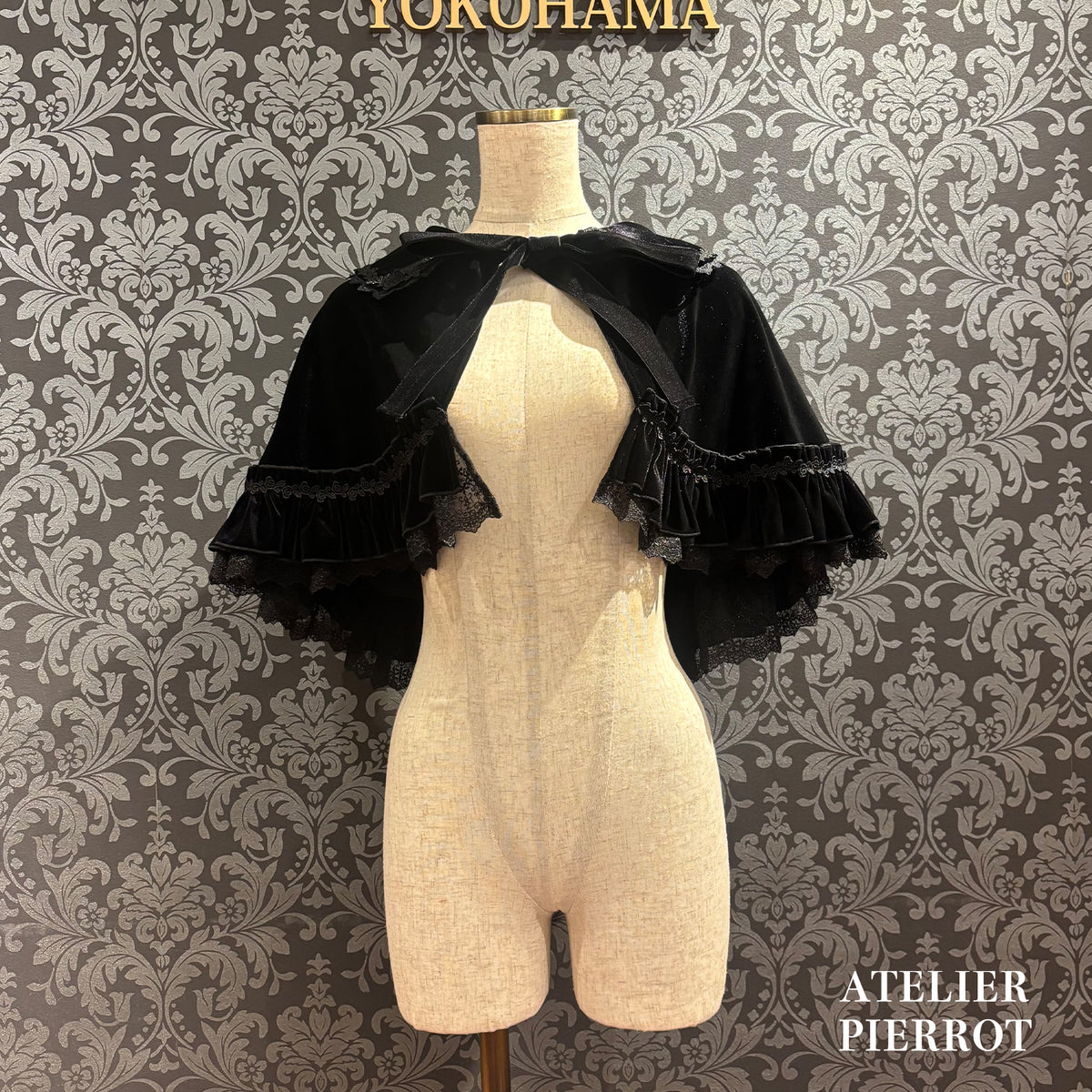 【ATELIER PIERROT】　★Ahora aceptamos reservas★ Capa de terciopelo AdenophoraBordeaux/Purple/Navy/Black