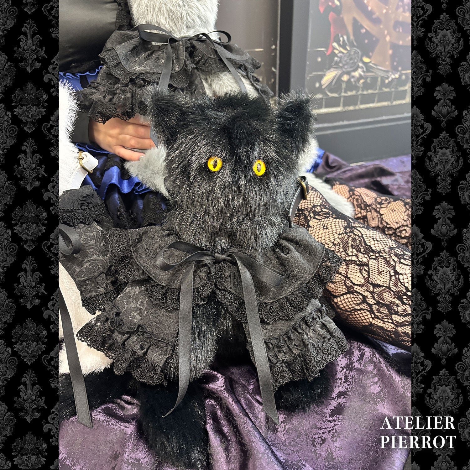 【ATELIER PIERROT】Cape Royal Neko -Cape de poupée gothique Lolita-