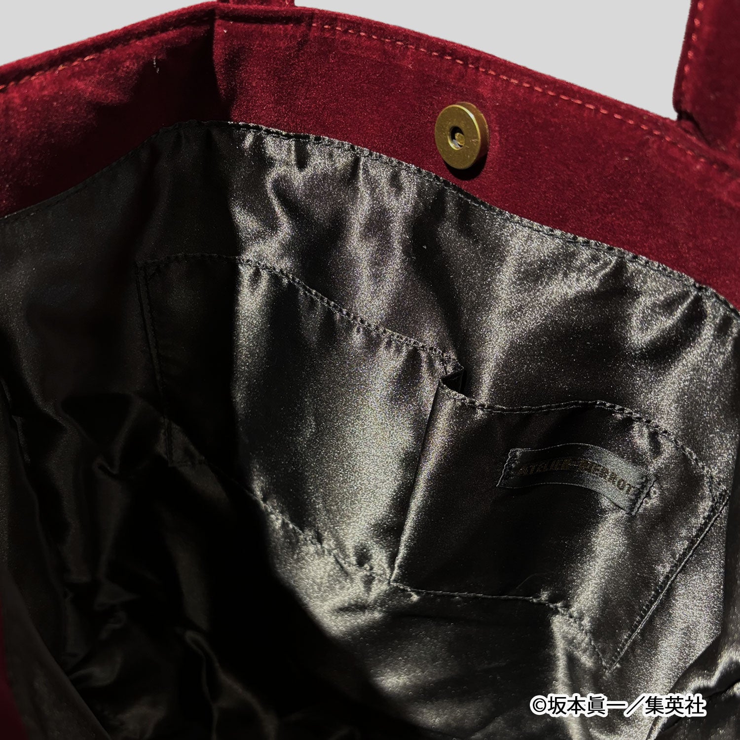 【ATELIER PIERROT】　「 イノサン 」トートバッグ　ワイン/ブラック