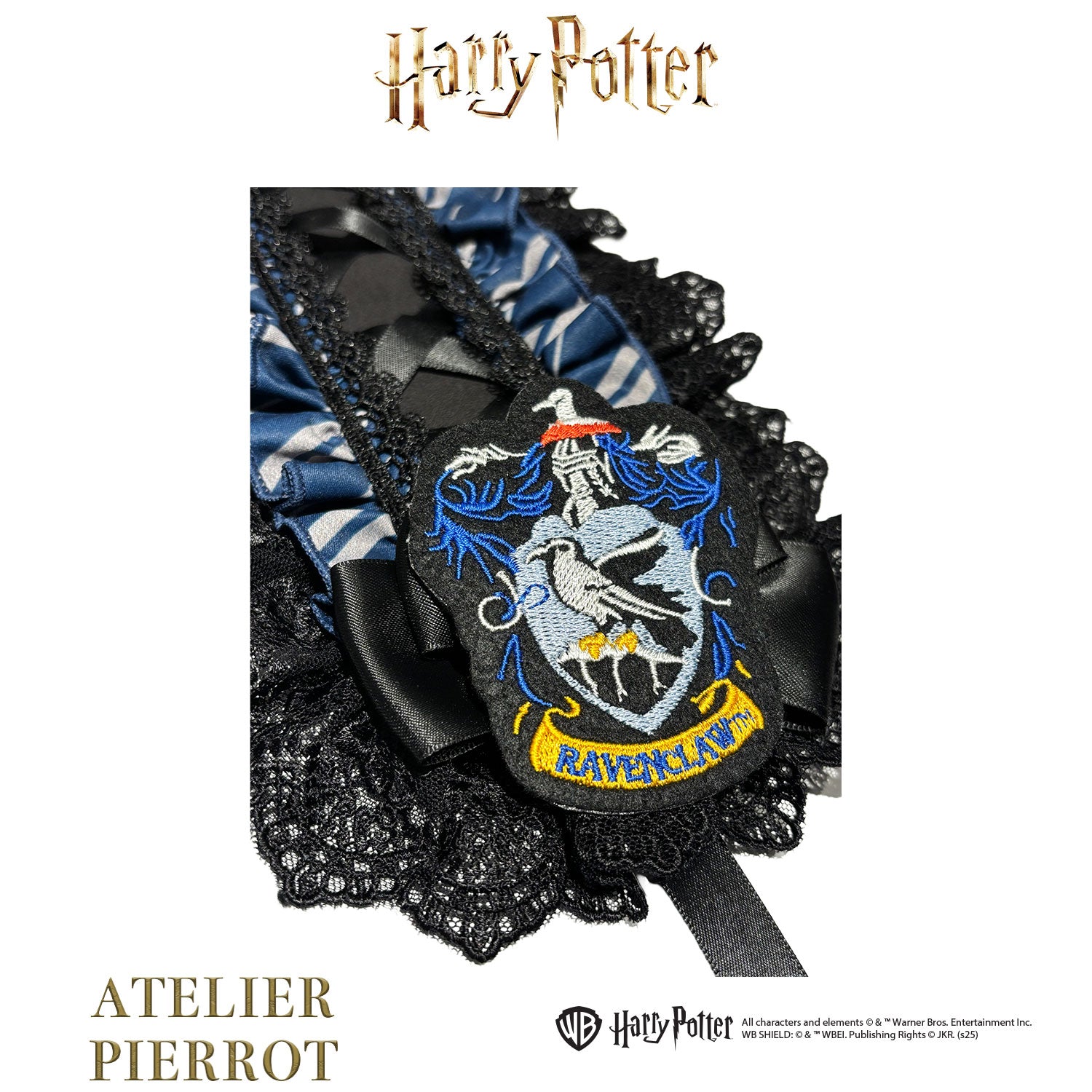 【ATELIER PIERROT】　Harry Potter ハリーポッター/編み上げヘッドドレス　グリフィンドール/スリザリン/ハッフルパフ/レイブンクロー