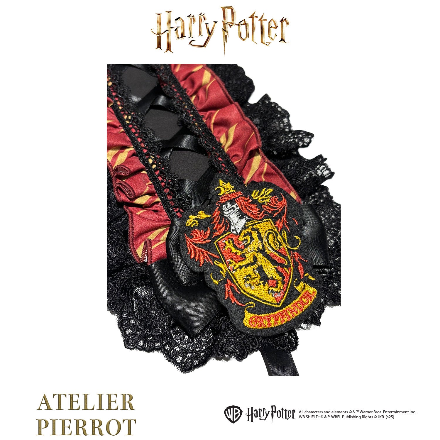 【ATELIER PIERROT】　Harry Potter ハリーポッター/編み上げヘッドドレス　グリフィンドール/スリザリン/ハッフルパフ/レイブンクロー