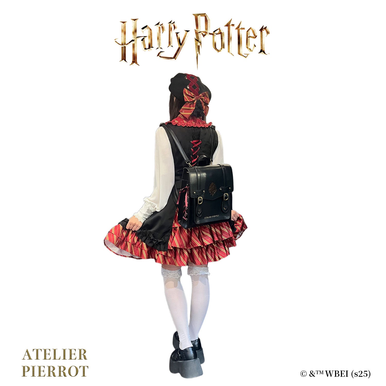 【ATELIER PIERROT] Harry Potter/ lace-up satchel bag  ★Released from late October to early November★