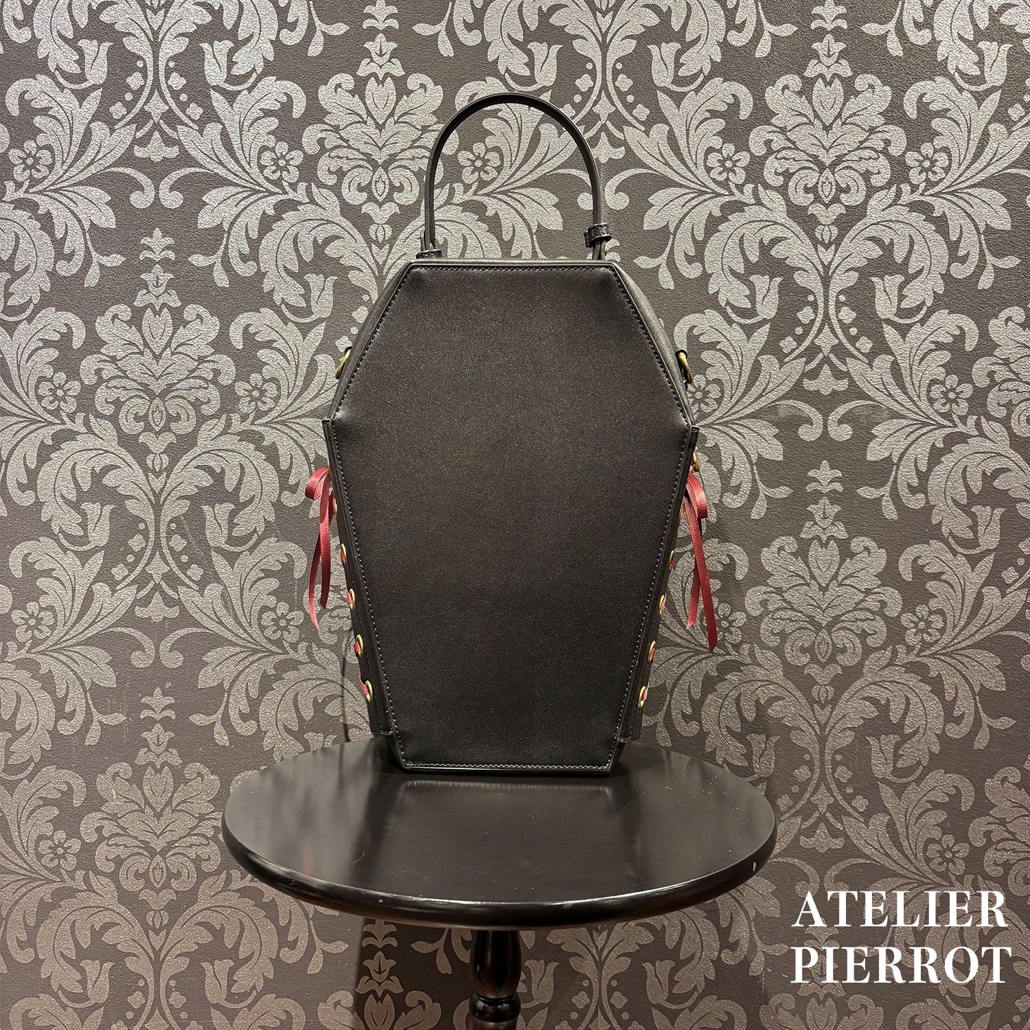 【ATELIER PIERROT】Iron Gate Coffin Bag　ボルドー×ゴールド/ネイビー×シルバー/ブラック×ゴールド