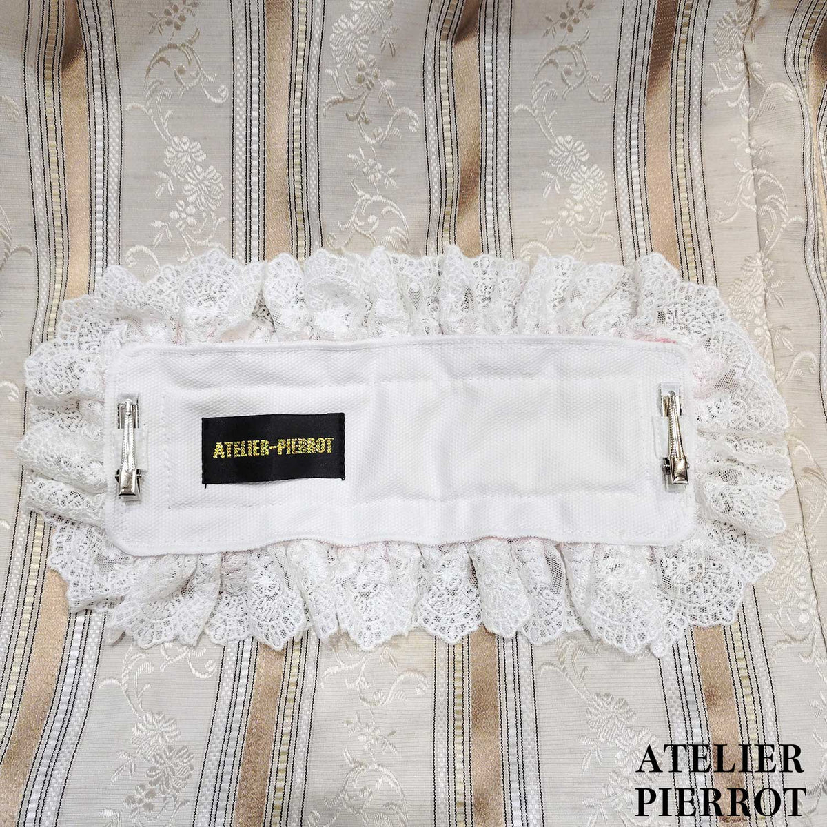 【ATELIER PIERROT】　Royal Nocturne Headdress　ホワイト/ピンク/ワイン/グリーン/ネイビー/ブラック