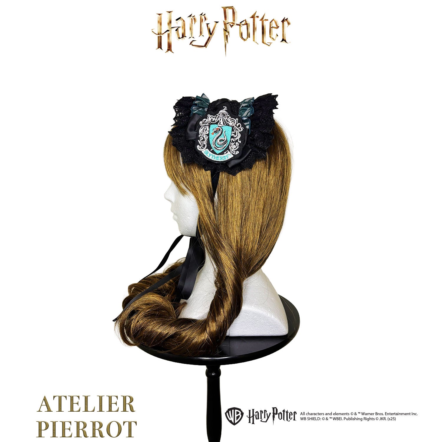 【ATELIER PIERROT】　Harry Potter ハリーポッター/編み上げヘッドドレス　グリフィンドール/スリザリン/ハッフルパフ/レイブンクロー