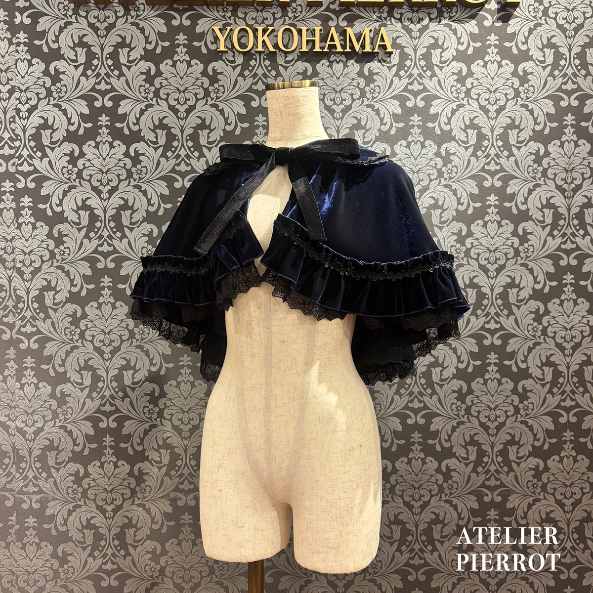 【ATELIER PIERROT】　★Ahora aceptamos reservas★ Capa de terciopelo AdenophoraBordeaux/Purple/Navy/Black