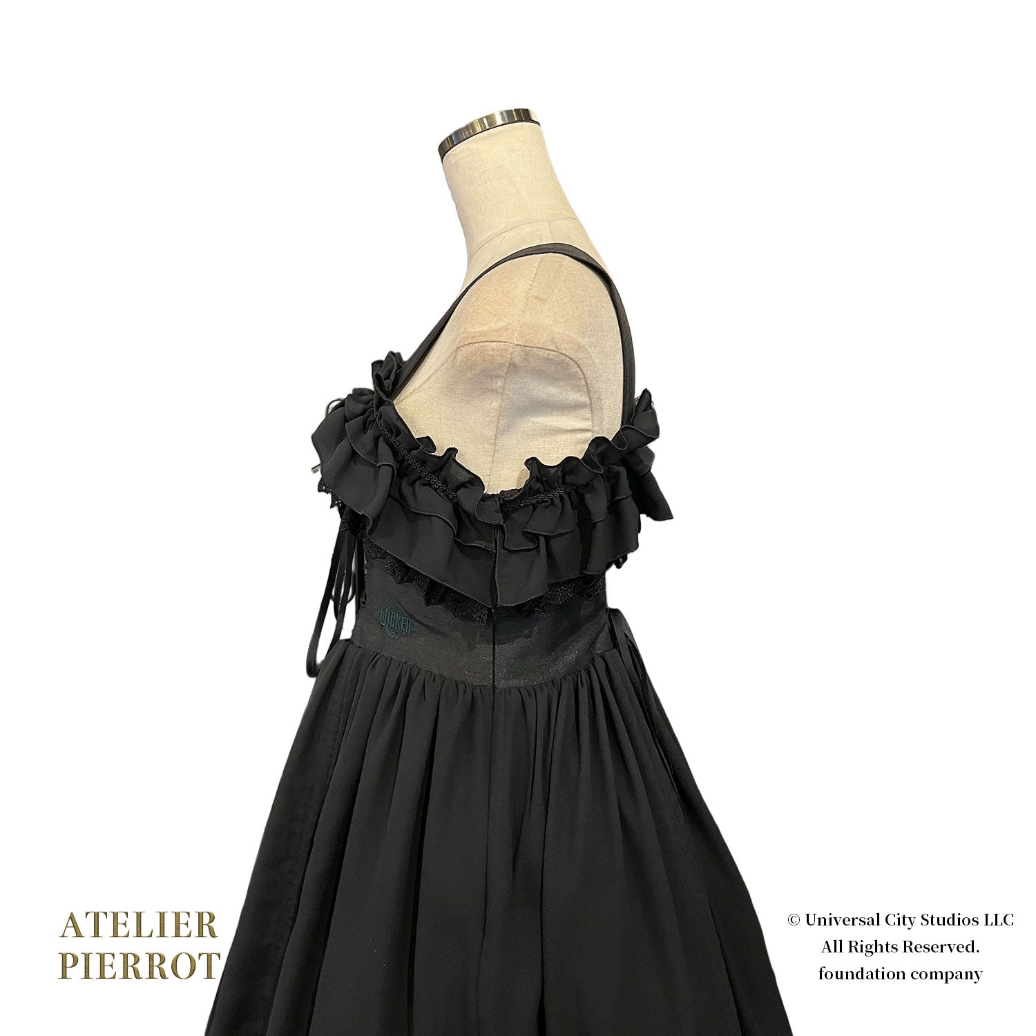 【ATELIER PIERROT] WICKED/Elphaba's Long Bustle JSK Noir x Vert/Noir x Noir