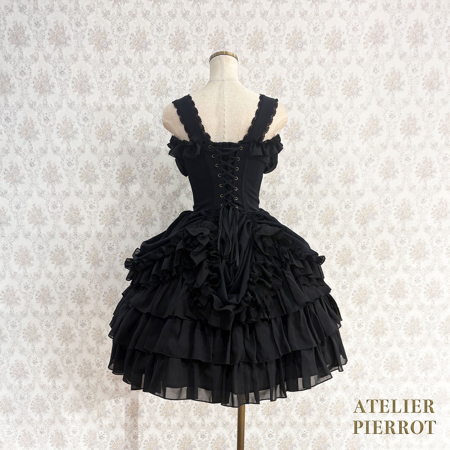 【ATELIER PIERROT】 Jupe de sauteur de Waltz éternelle blanc / bordeaux / violet / marine / noir x blanc / noir