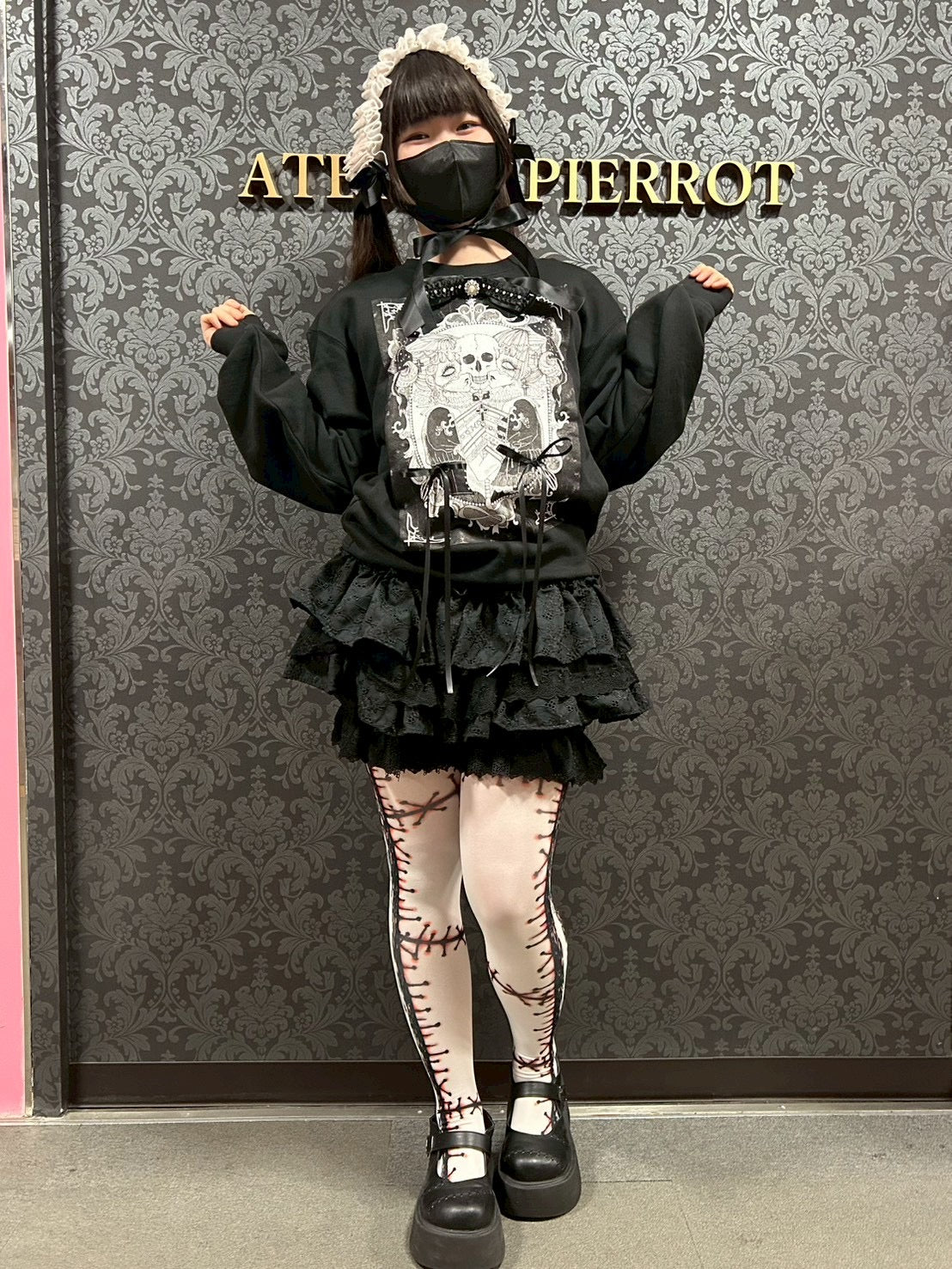 [Princess Doll] Princess Doll Shiny Sparkling Dolly Headdress White/Gray/Black