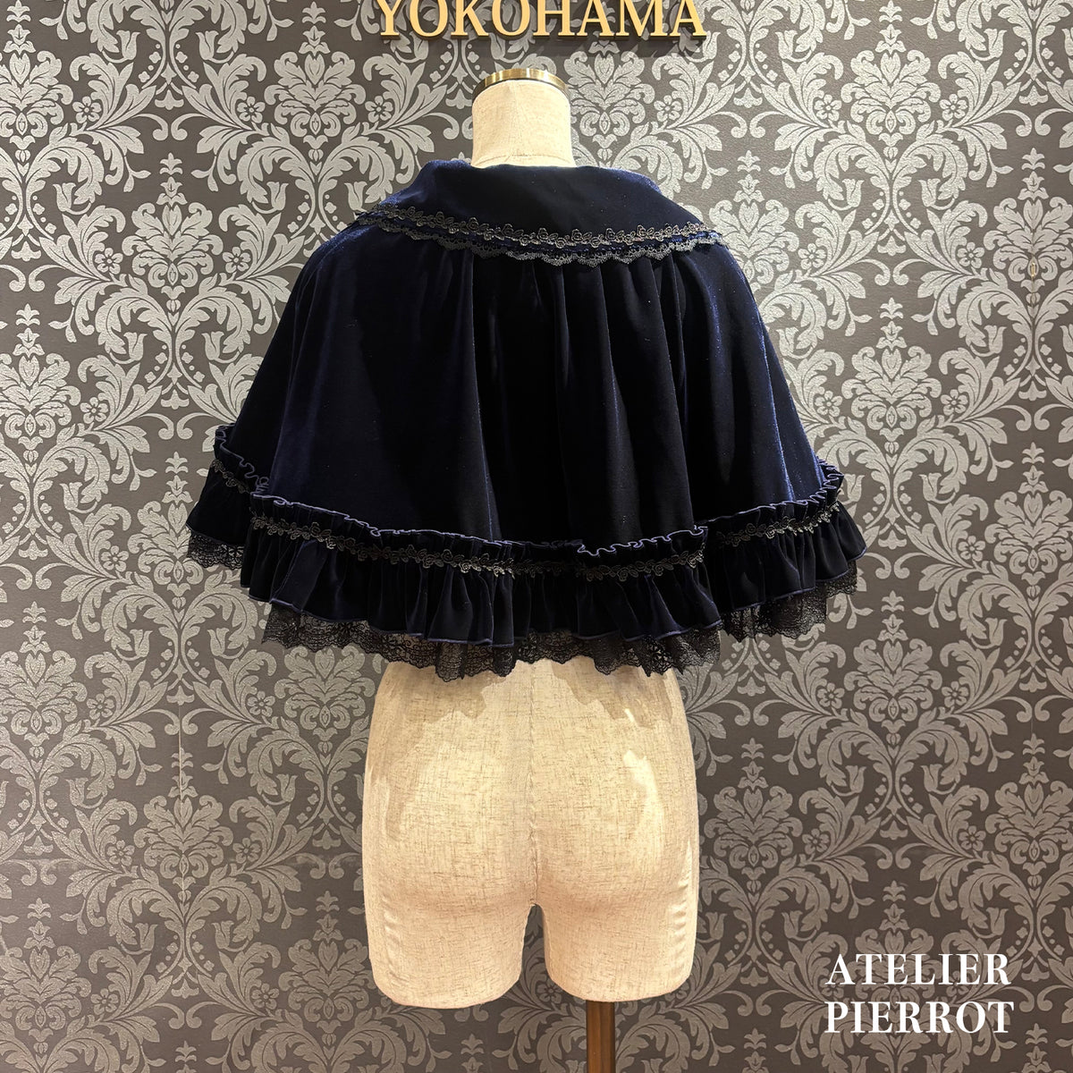 【ATELIER PIERROT】　★Ahora aceptamos reservas★ Capa de terciopelo AdenophoraBordeaux/Purple/Navy/Black