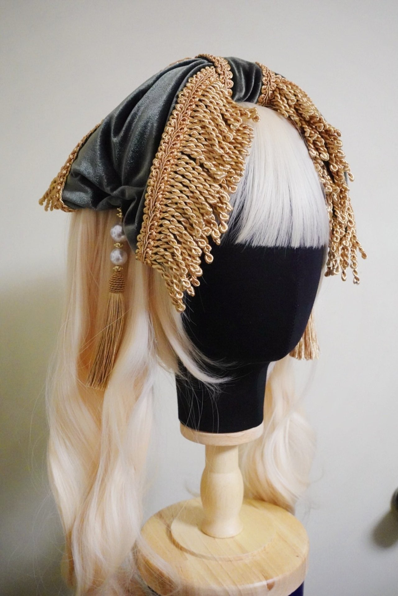 [Luxmira] Diadema con cinta para telón de escenario “Ouverture”