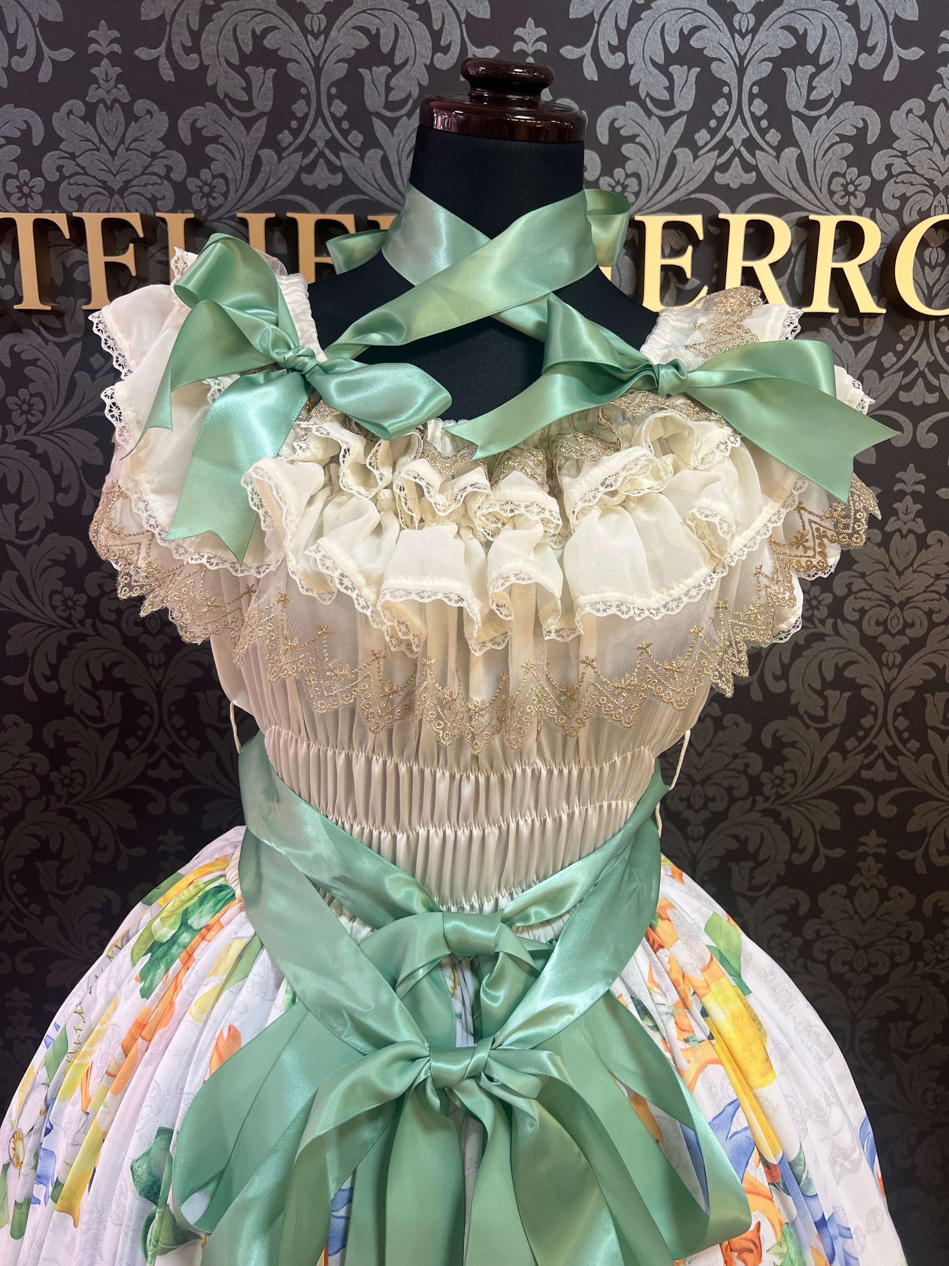 [Triple Fortune] Triple Fortune Skelett-Mädchenrock (blau)