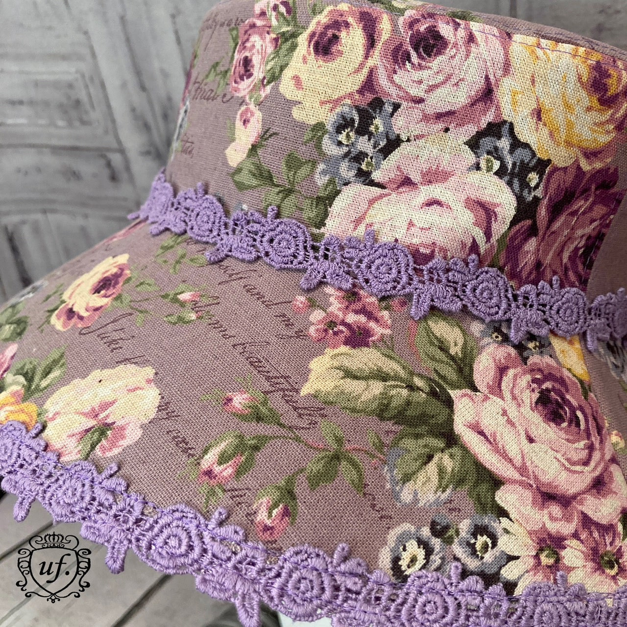 [uf] Sombrero de pescador rosa rococóBlack/Purple/Marrón★Rebajas de invierno hasta el 23 de febrero.★