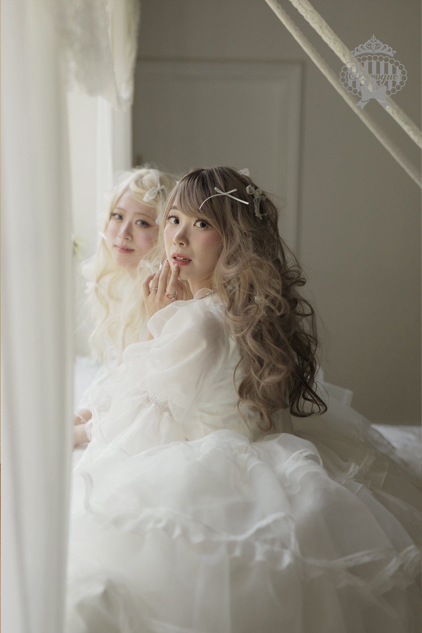 【Baroque】バロック　★ご予約受付中★ Angelic Cloud ドレス　ホワイト/ピンク/ブラック　S-Mサイズ/Lサイズ