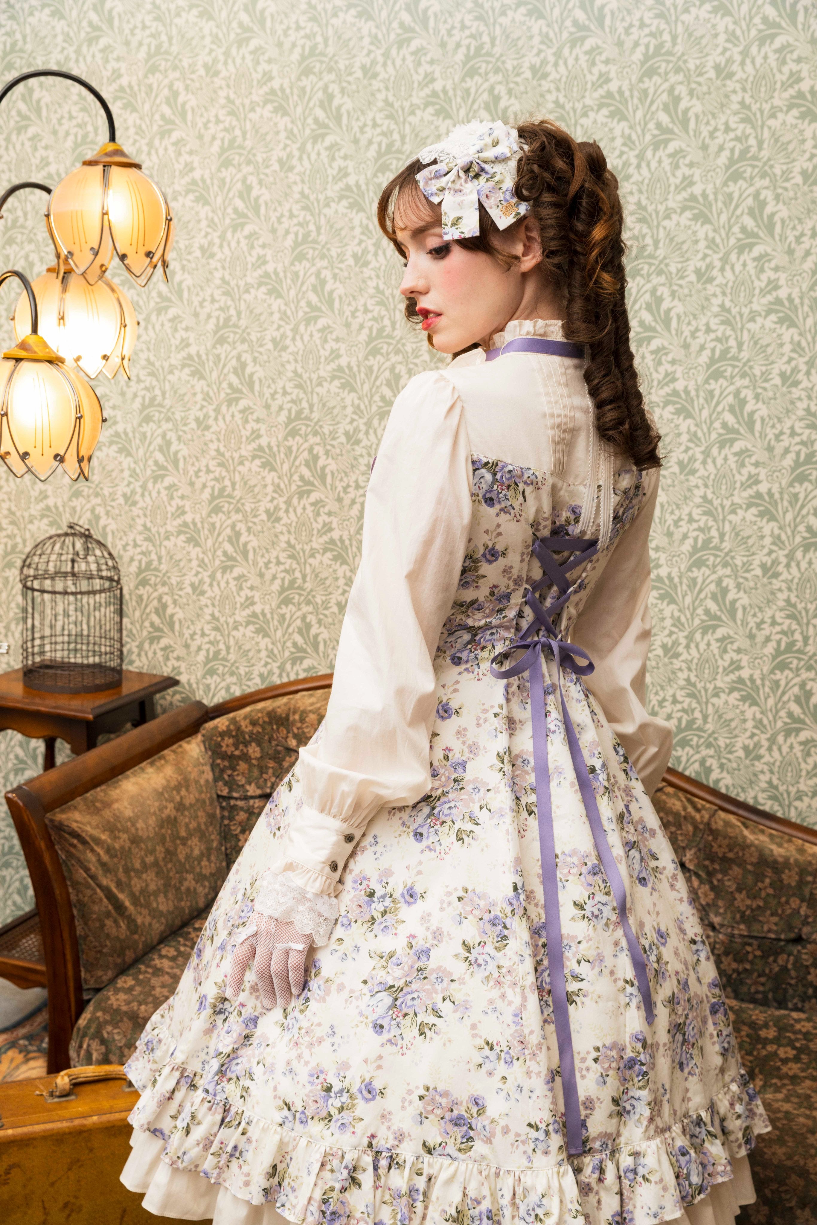 【Victorian maiden】ヴィクトリアンメイデン　★ご予約受付中★ ロココブーケメニーリボンドールドレス