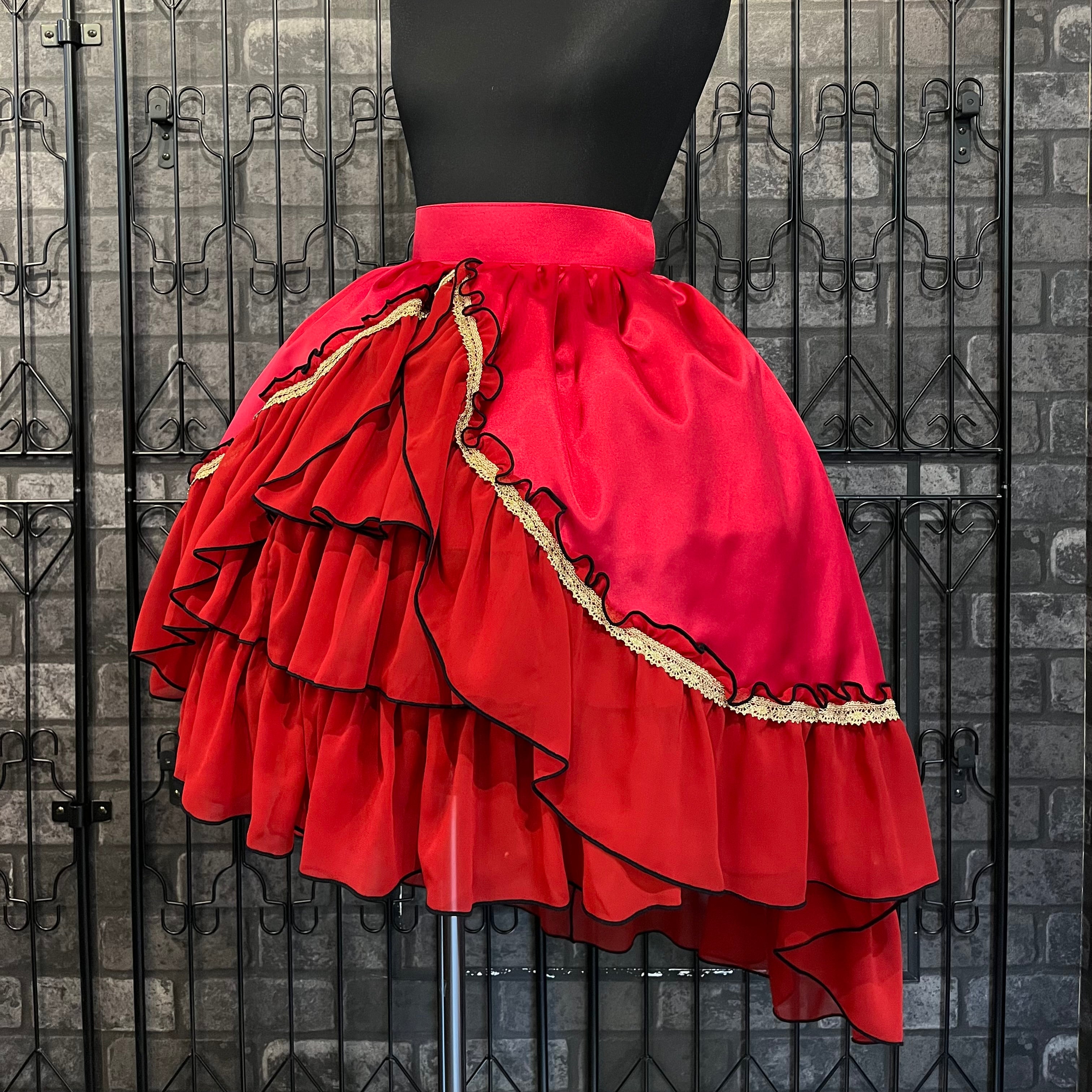 【ATELIER PIERROT】　Eternal Nocturne Bustle Skirt　レッド