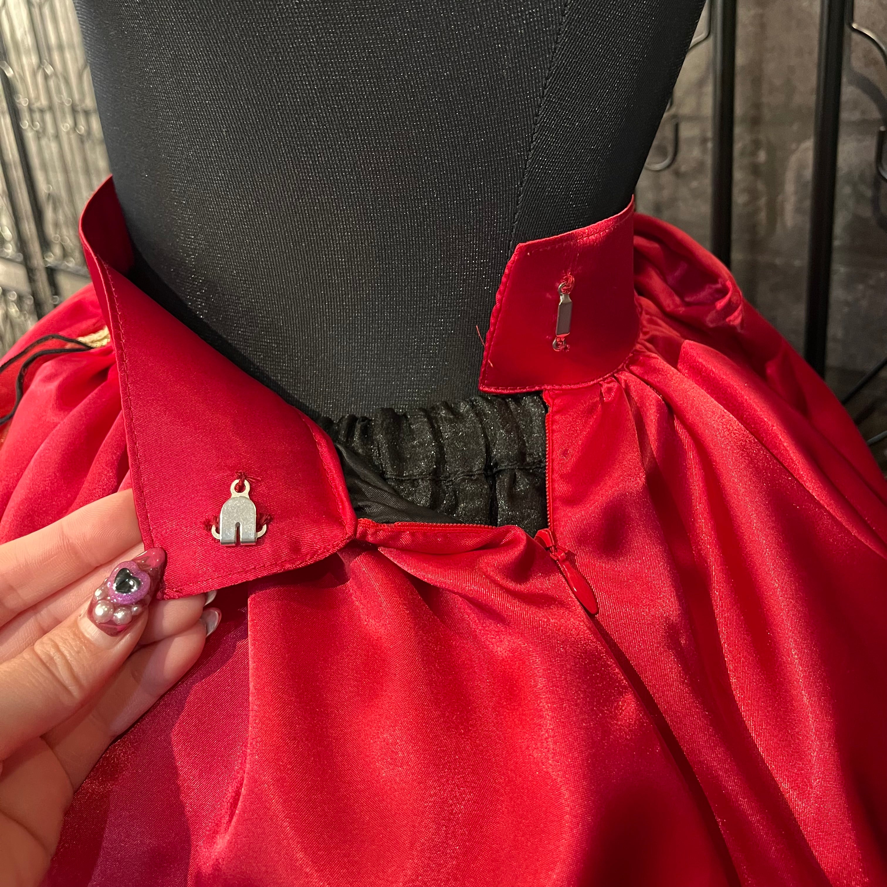 【ATELIER PIERROT] 이터널 녹턴 버슬 스커트 화이트/블랙