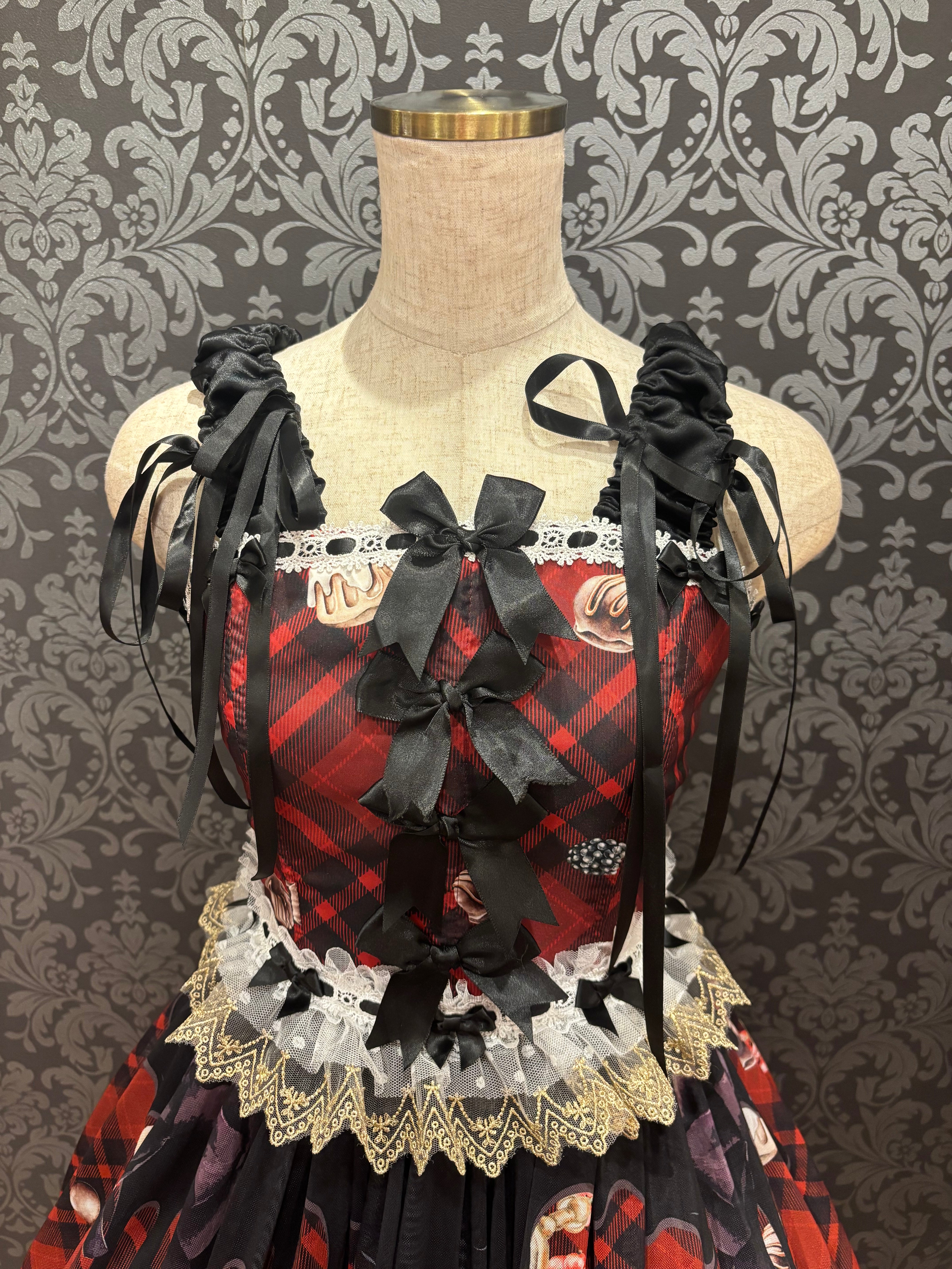 【Triple fortune】トリプルフォーチュン　チョコチェックJSK　7色展開