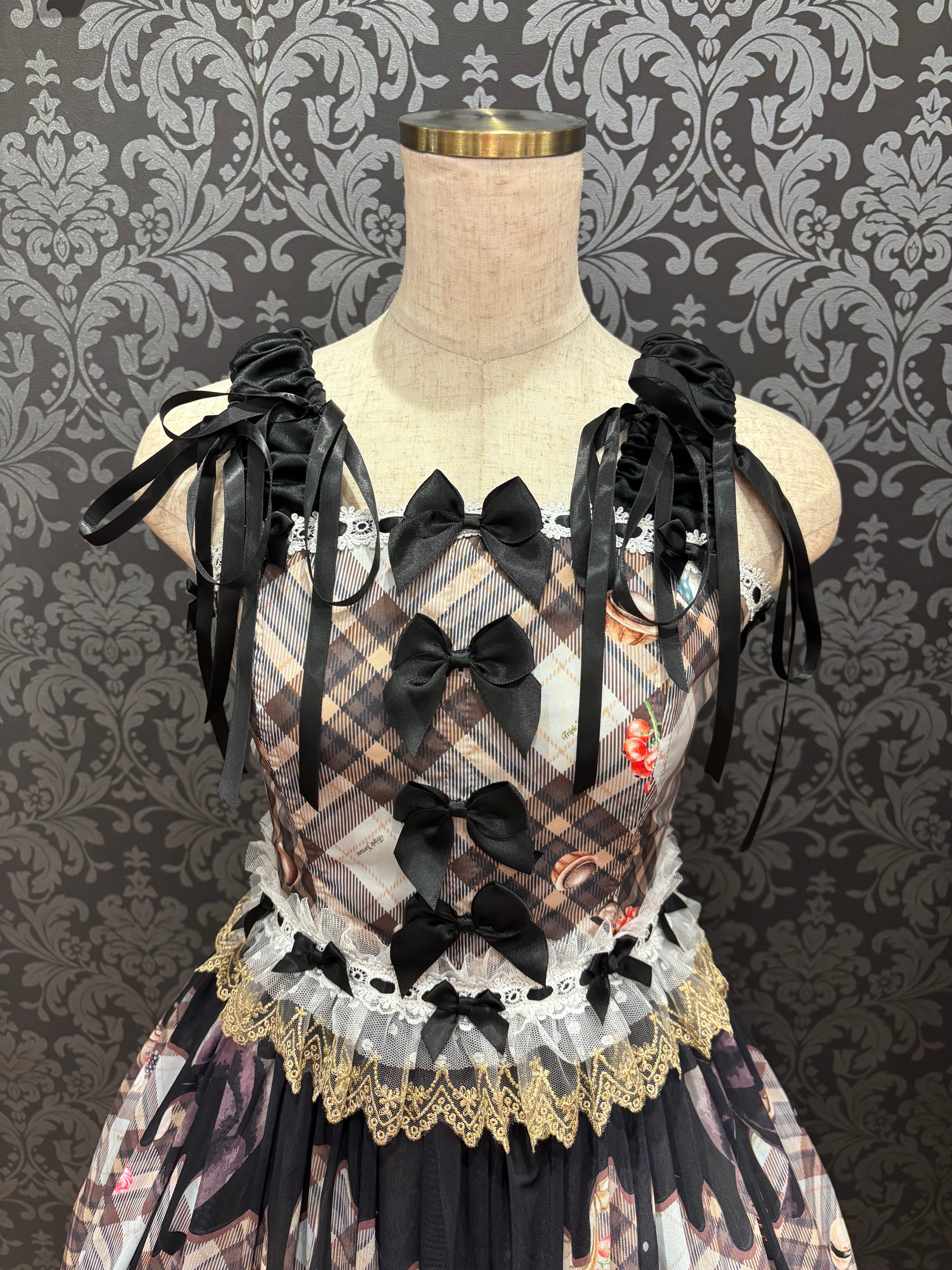 【Triple fortune】トリプルフォーチュン　チョコチェックJSK　7色展開
