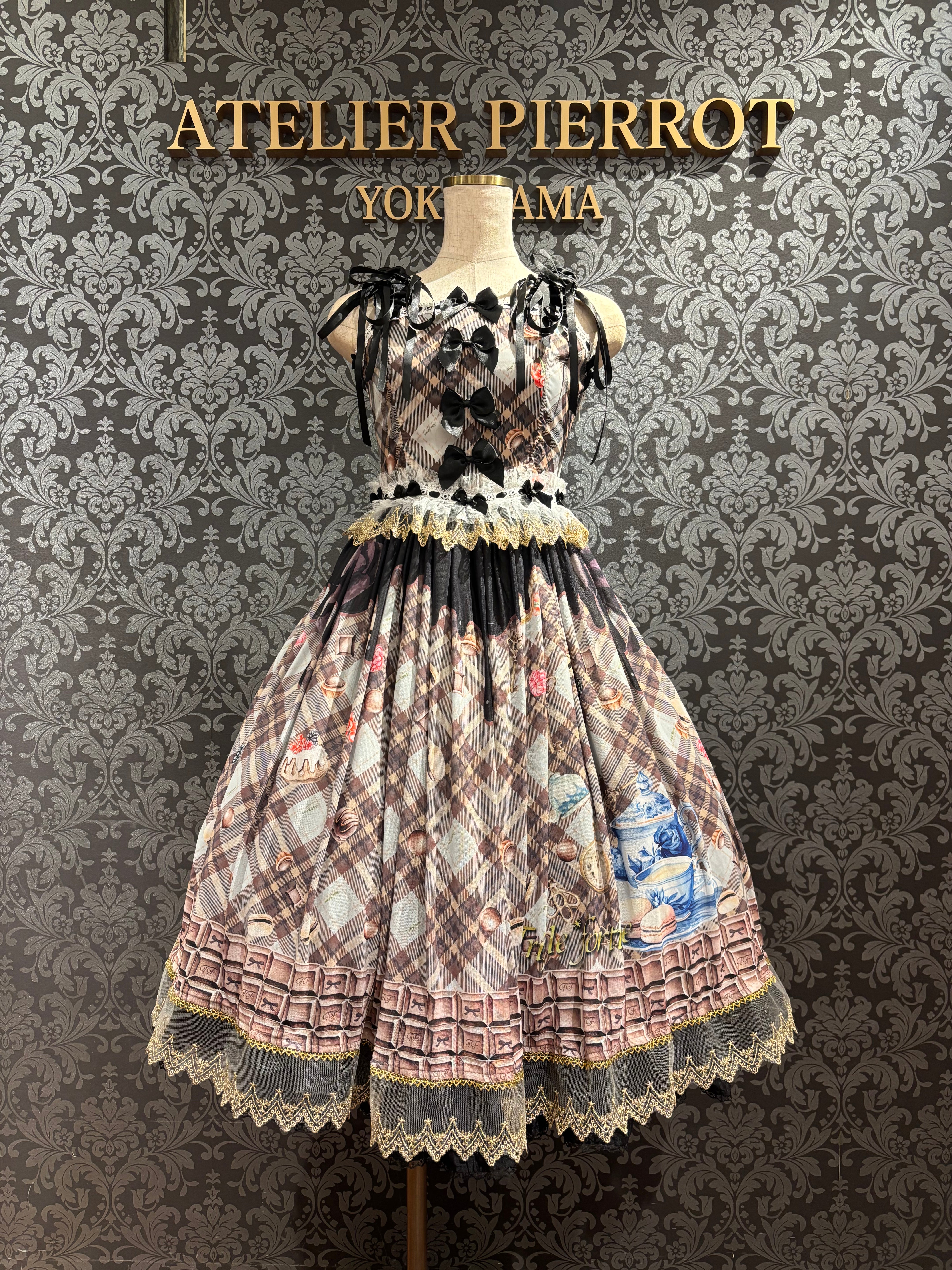 【Triple fortune】トリプルフォーチュン　チョコチェックJSK　7色展開