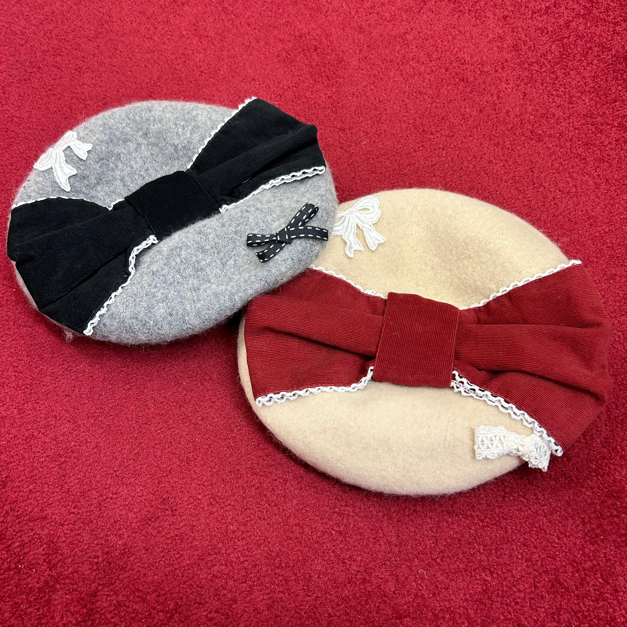 [Moonrise Theatre] Moonrise Theatre Ribbon Ribbon Beret