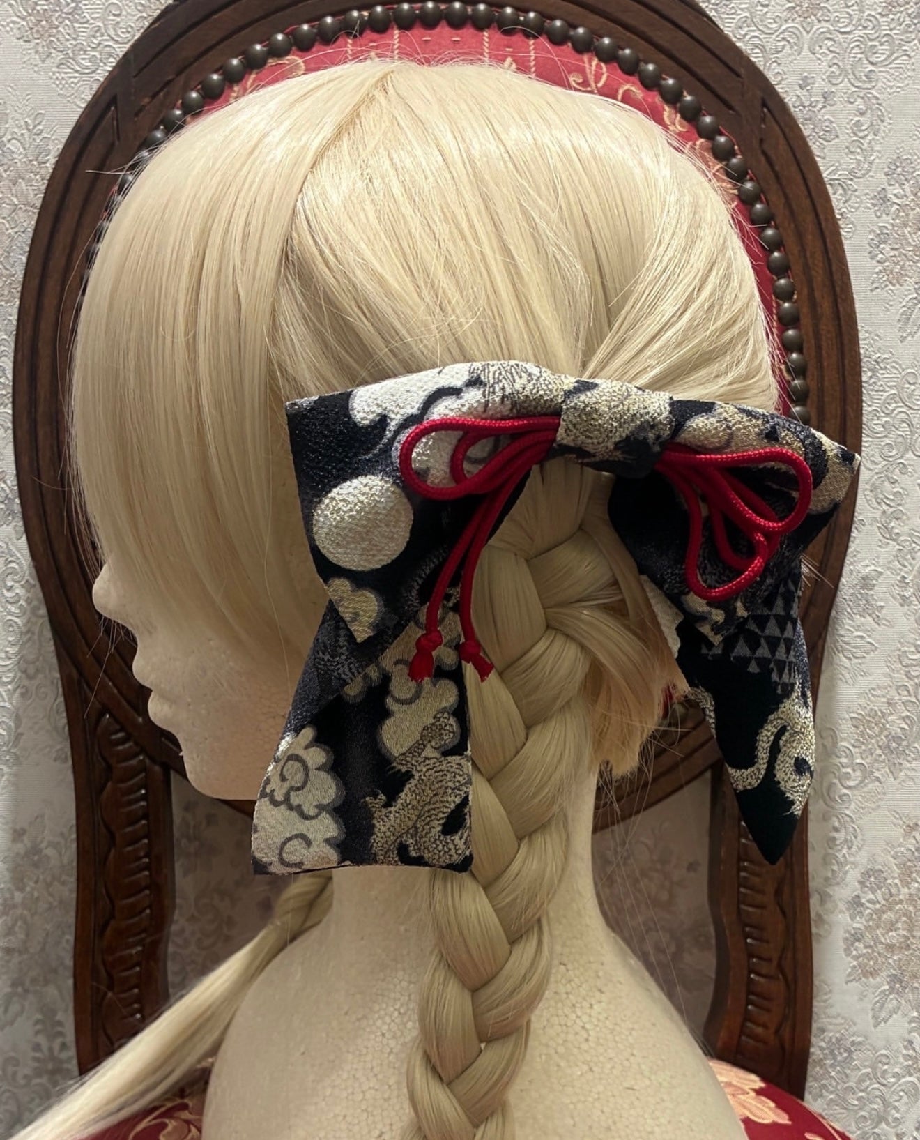 [Moonrise Theatre] Moonrise Theatre "Hiryu"Ribbon Comb Purple X 생성/Black X Red ★10 월 31 일 금요일까지 주문 기간★