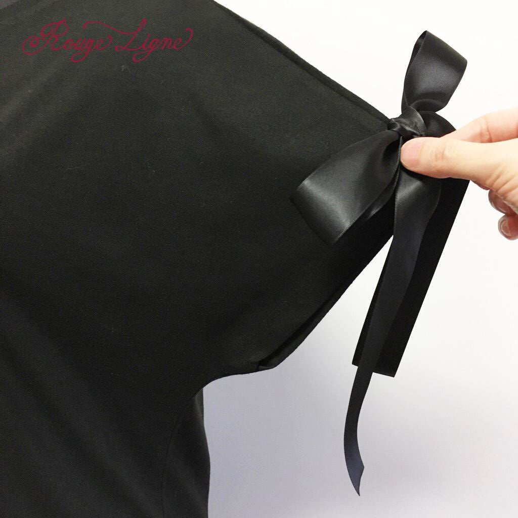 [Rouge Ligne] Robe en tulle ruban "Mary's Leaf Diary"
