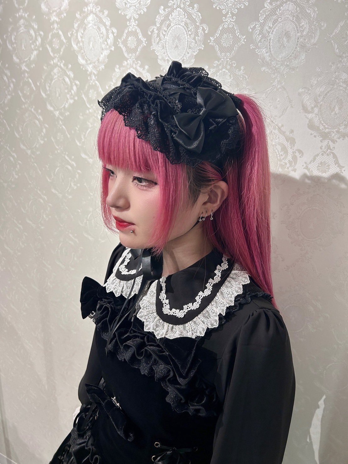 【ATELIER PIERROT】 Adenophora Headdress Bordeaux/Navy/Black ★Scheduled to be released in mid-September to the end★