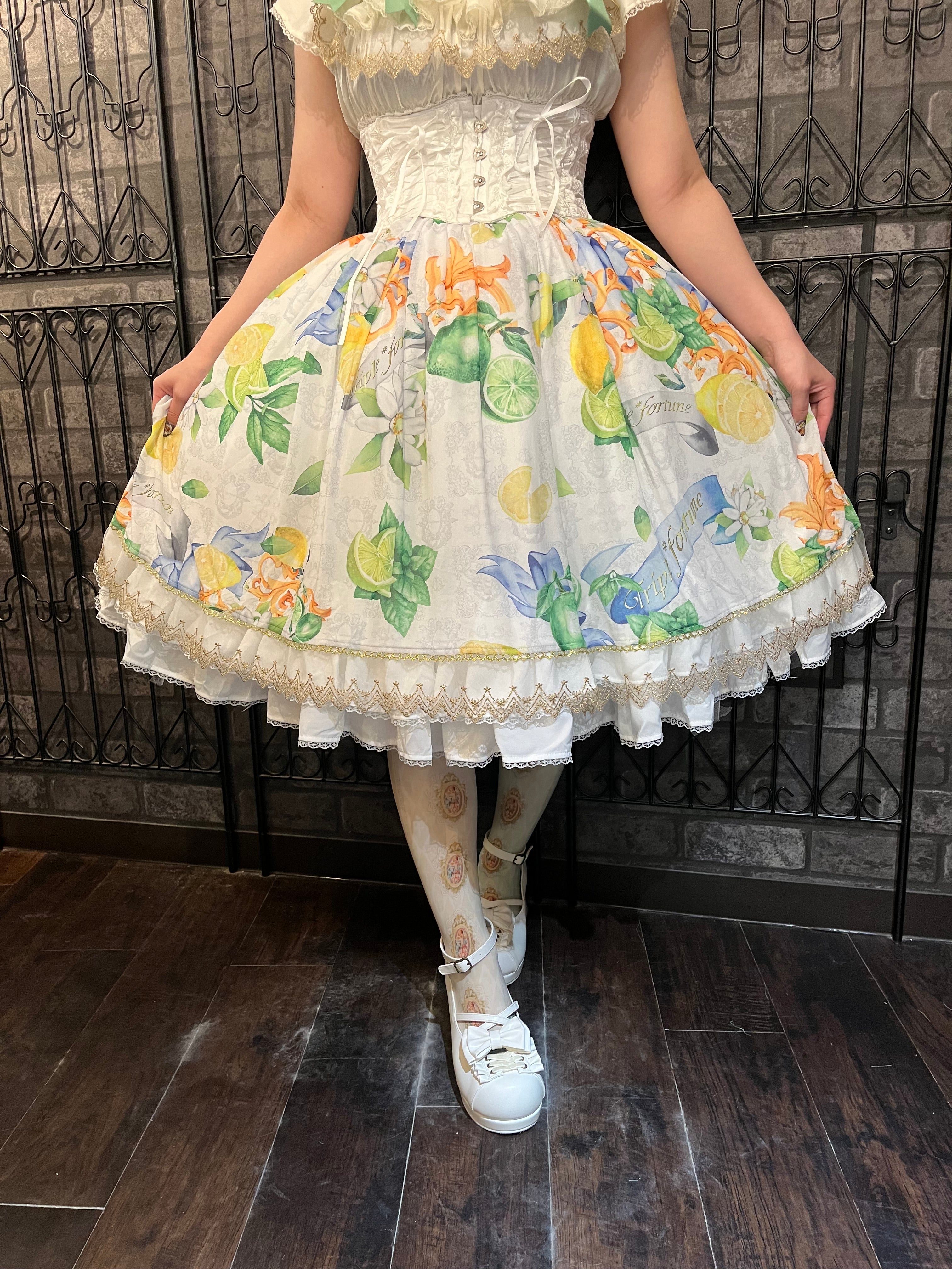 [Triple fortune] Robe motif citron triple fortune