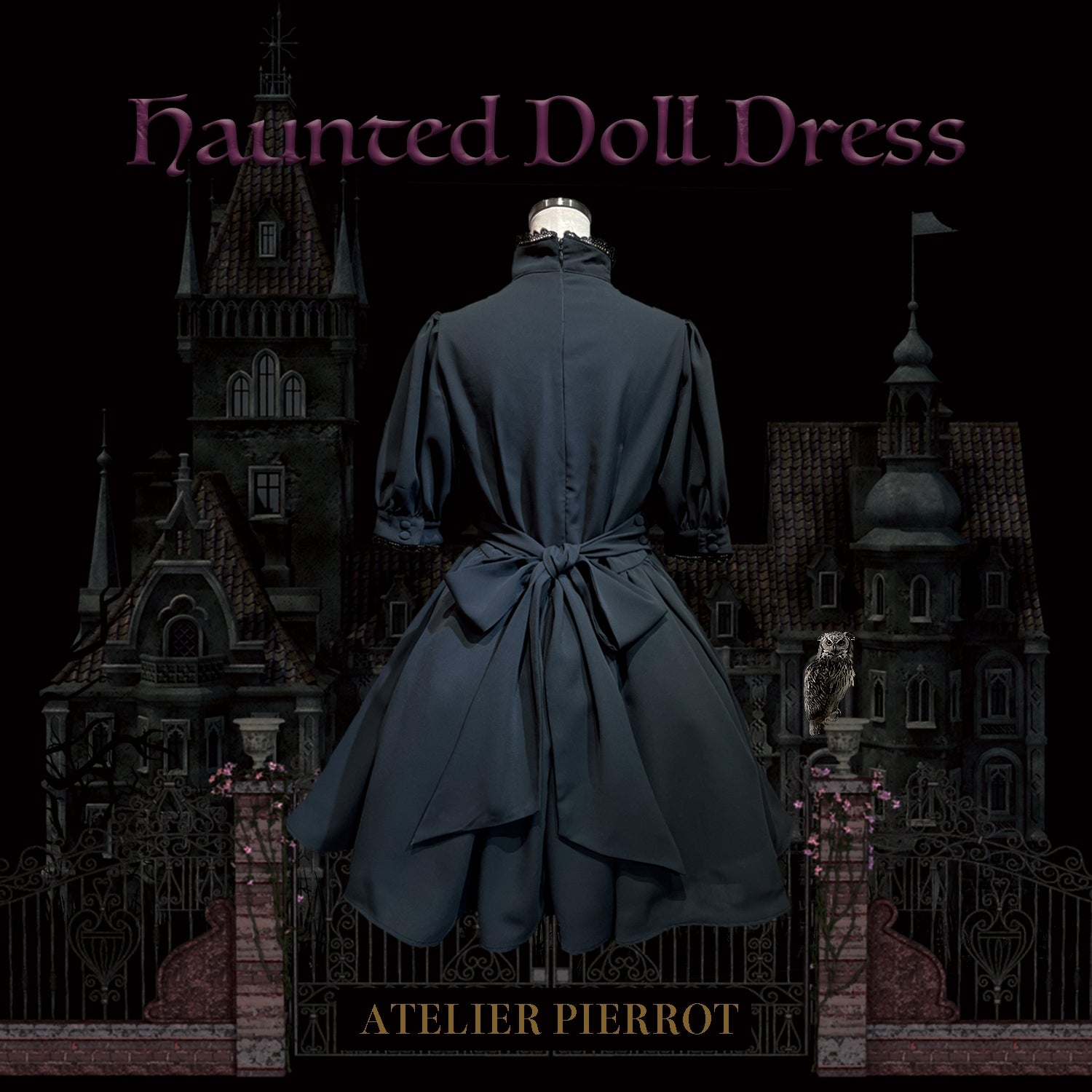 [Atelier Pierrot] Atelier Piero 유령 인형 드레스 그레이 x 화이트/보르도/블랙/블랙/화이트/핑크 x 블랙