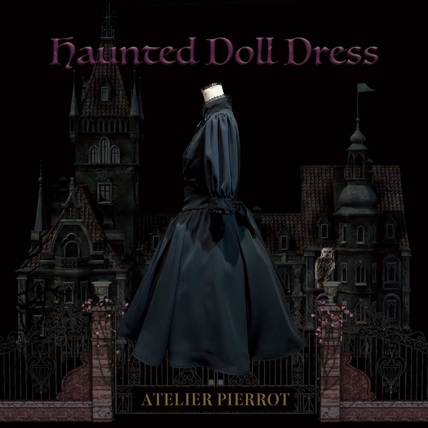 [Atelier Pierrot] Atelier Piero 유령 인형 드레스 그레이 x 화이트/보르도/블랙/블랙/화이트/핑크 x 블랙