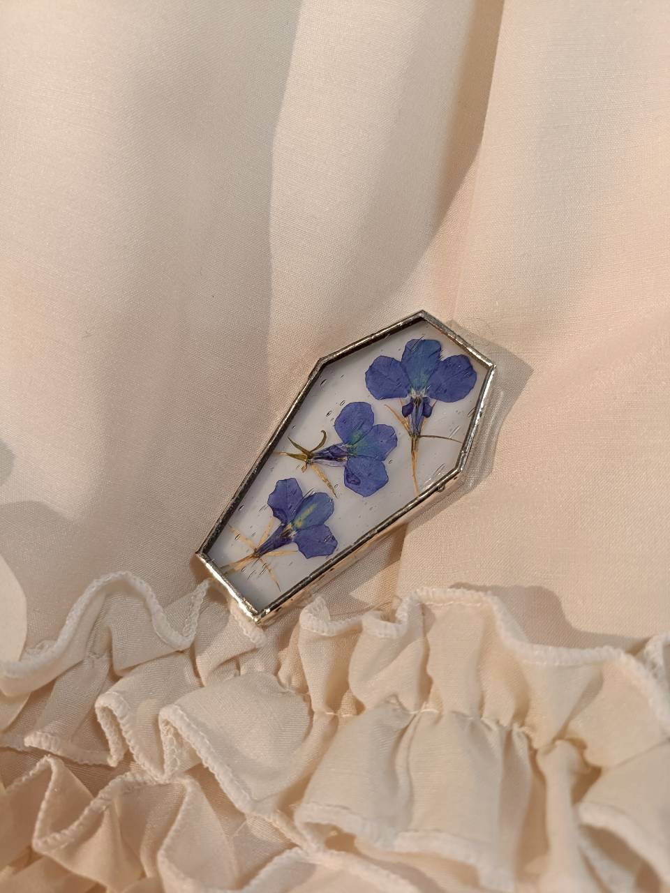 【Neant Glass】ネアントグラス　Floral Brooch　フローラルブローチ　C