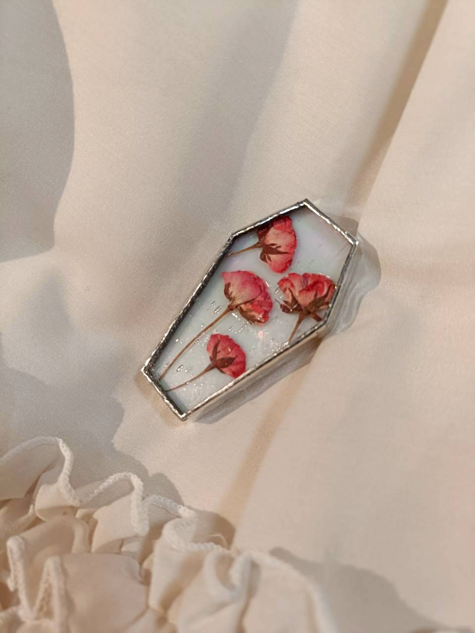 【Neant Glass】ネアントグラス　Floral Brooch　フローラルブローチ　A