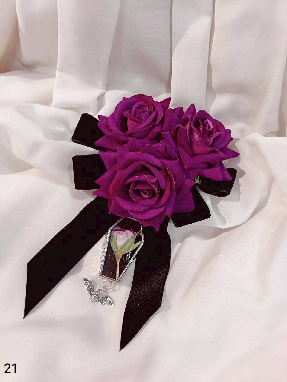 【Neant Glass】ネアントグラス　Dearly Departed コサージュ　(21)