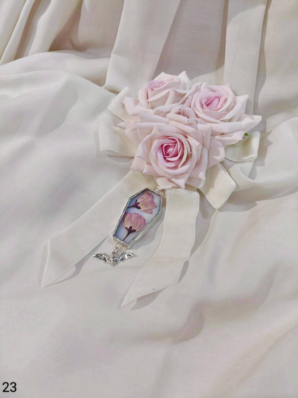 【Neant Glass】ネアントグラス　Dearly Departed コサージュ　(23)