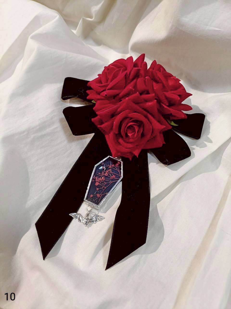 【Neant Glass】ネアントグラス　Dearly Departed コサージュ　(10)