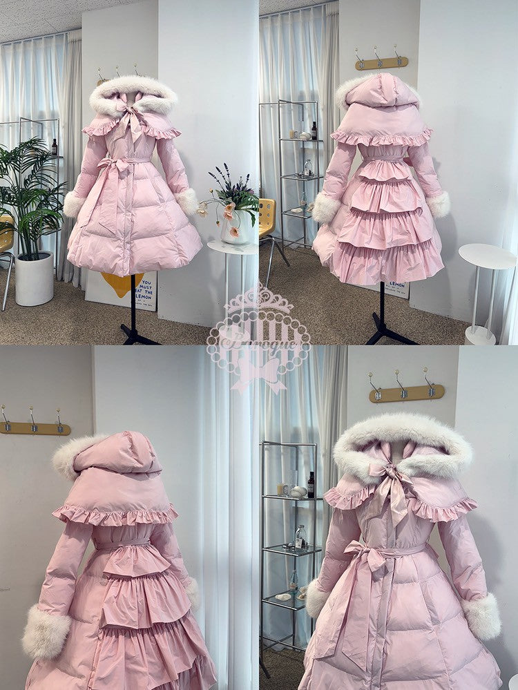 [Baroque] Baroque Marshmallow Puff Pearl Ivory/Pink/Black★Reservation period until August 25th★