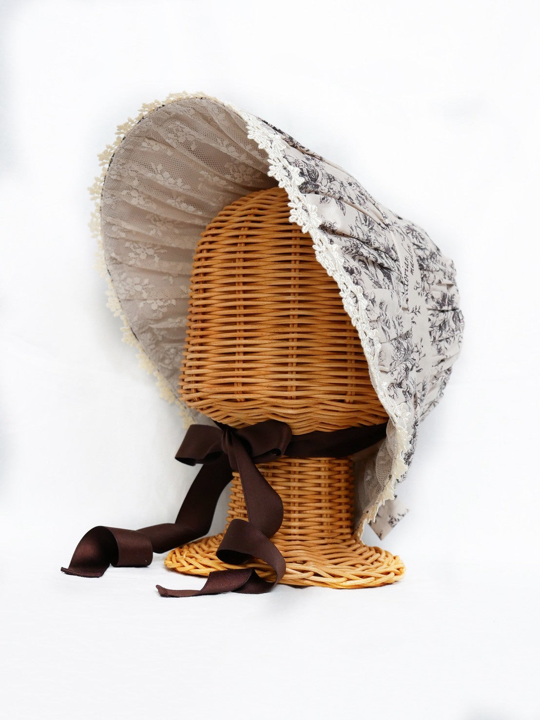 [Victorian Maiden] Victorian Maiden Towald Rococo Bouquet Doll Hat Burgundy/Dark Brown/Black ★Order period until Wednesday, August 27th★