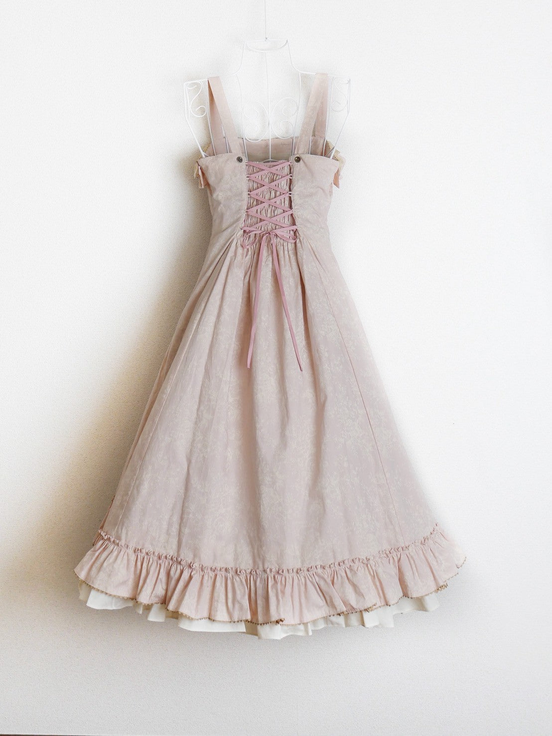 【Victorian maiden】Victorian maiden香氛洛可可荷叶边缎带连衣裙mimosa / prim rose /薰衣草★接受订货期间至9月10日（星期三）★