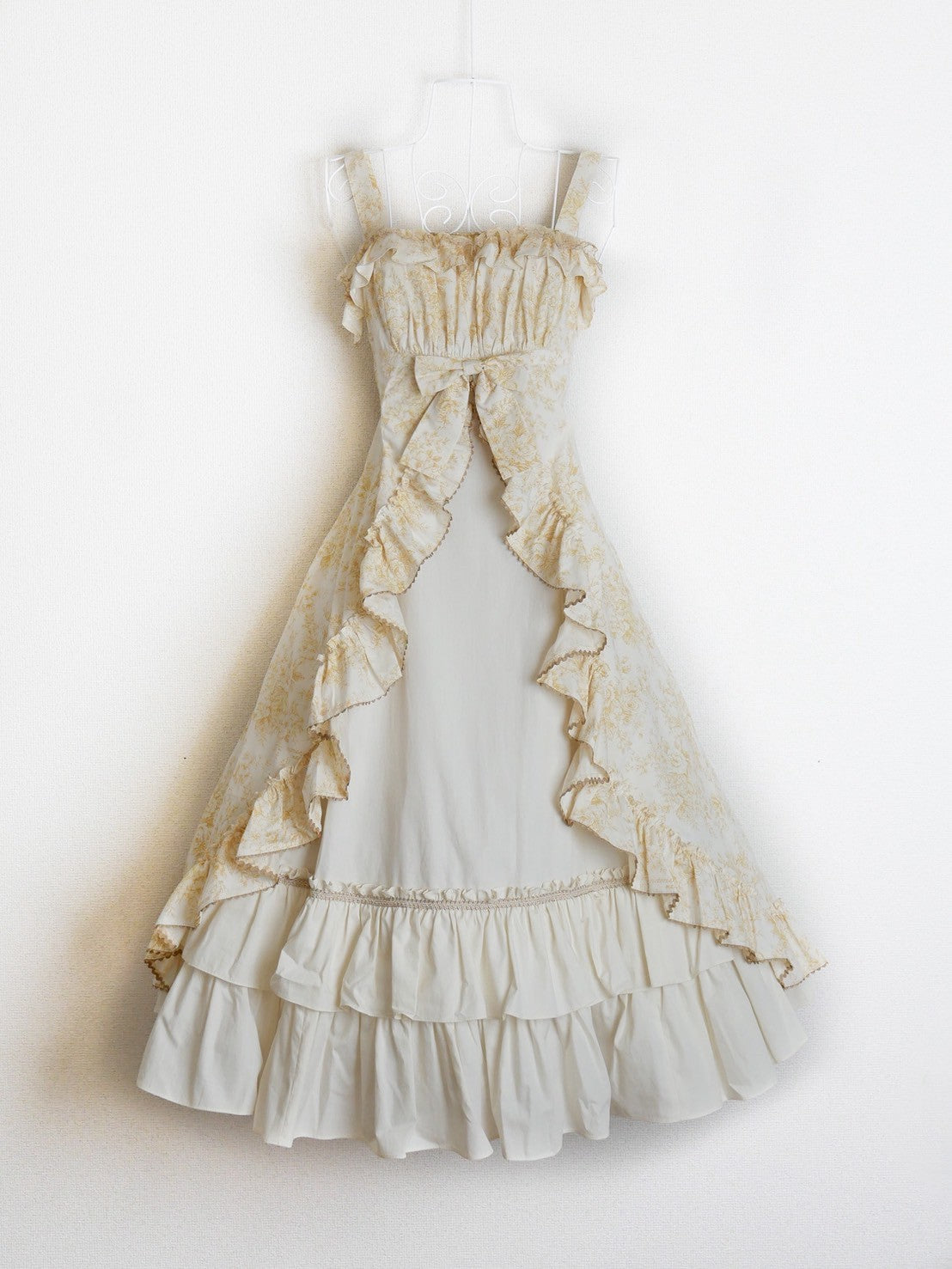 【Victorian maiden】Victorian maiden香氛洛可可荷叶边缎带连衣裙mimosa / prim rose /薰衣草★接受订货期间至9月10日（星期三）★
