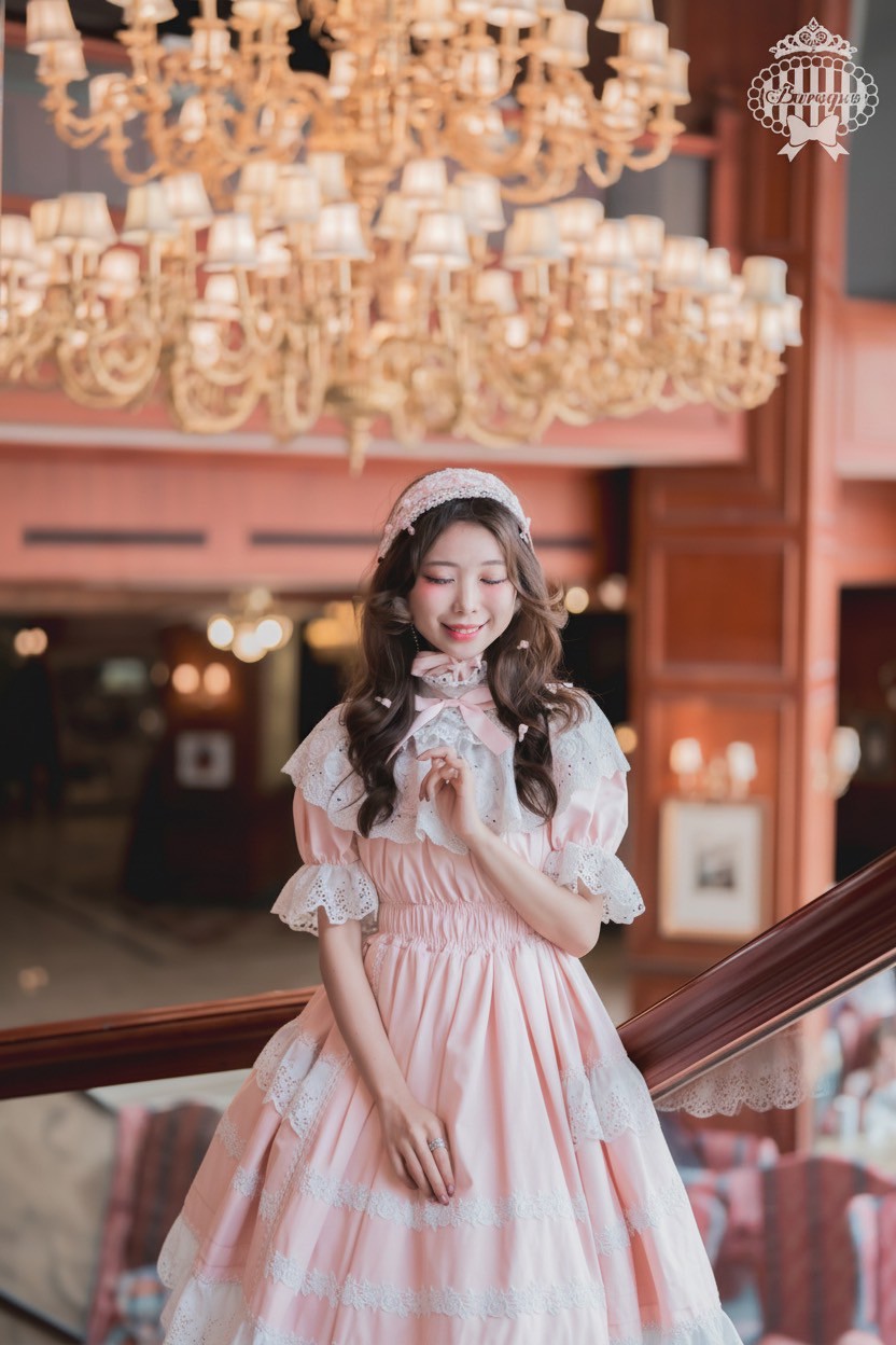 【Baroque】バロック　Rose Bouquet レースカラー　ホワイトレース × ピンクリボン/ホワイトレース × レッドリボン /ホワイトレース × ブラックリボン ★ご予約期間9月28日まで★