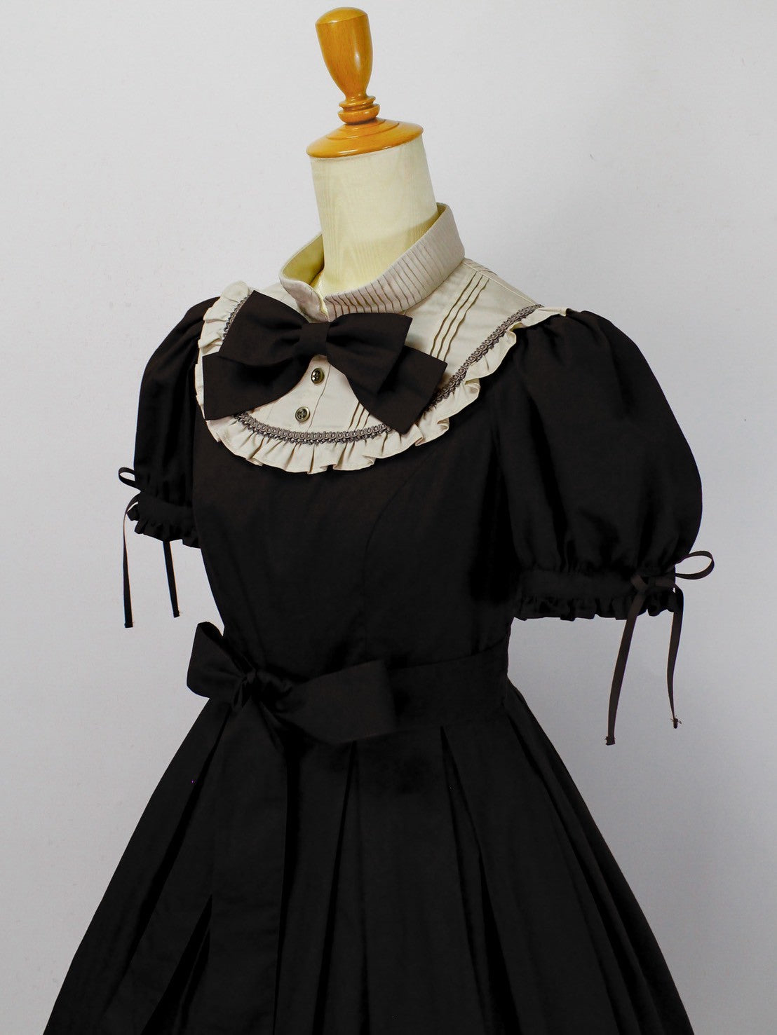 [Victorian Maiden] 빅토리아 처녀 고귀한 새틴 시리즈 고귀한 새틴 말로리 드레스 보르도/모스 그린/블랙★10 월 6 일 월요일까지 주문 기간★
