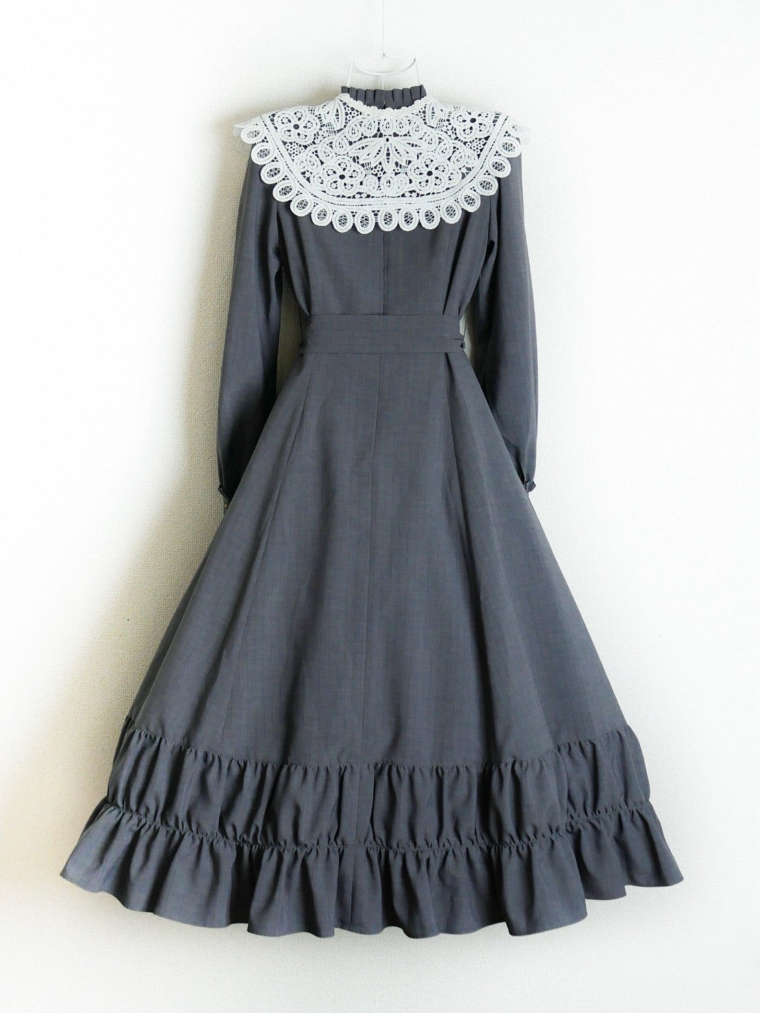 【Victorian maiden】ヴィクトリアンメイデンマルティエコールレースカラードレス　モカブラウン/グレー★受注期間12月7日(日)まで★