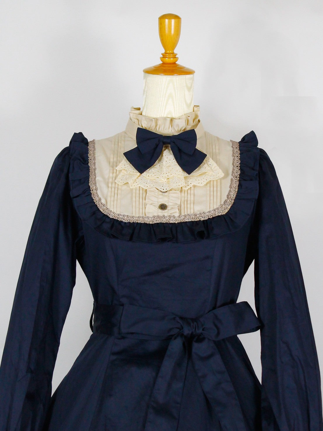 [Victorian maiden] Victorian Maiden Classical Doll Long DressBordeaux/Navy/Black  Normal size/plus size★Order period until January 18th (Sunday)★