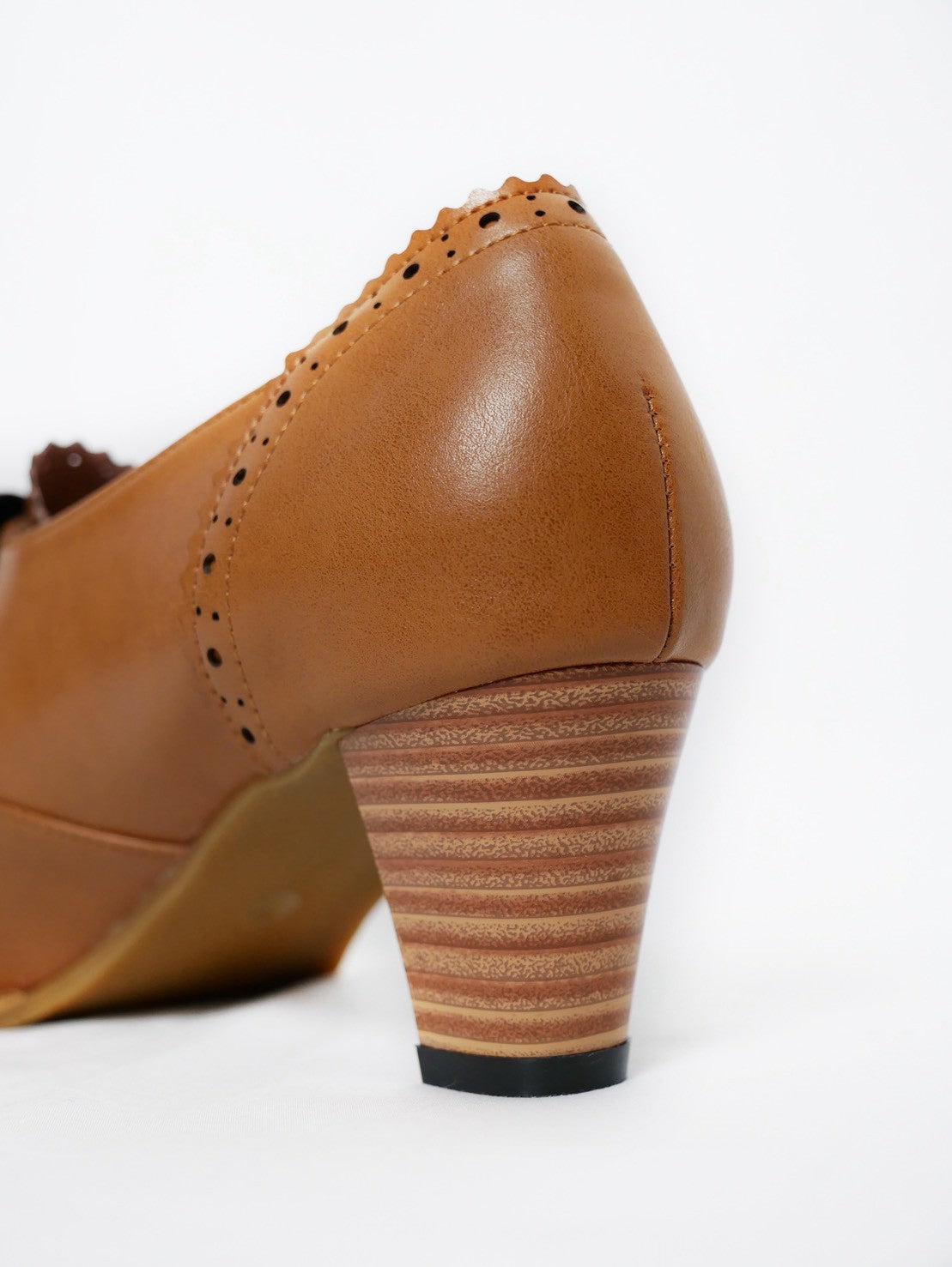 [Victorian maiden] Victorian maiden Victorian lace-up shoes combination/camel brown/ivory 5 sizes★Order period until January 18th (Sunday)★