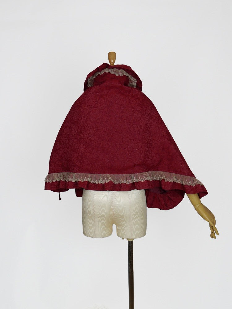 【Victorian maiden】ヴィクトリアンメイデン　　マトラッセローズガウンケープ　カメオローズ/ローズレッド/ダークネイビー