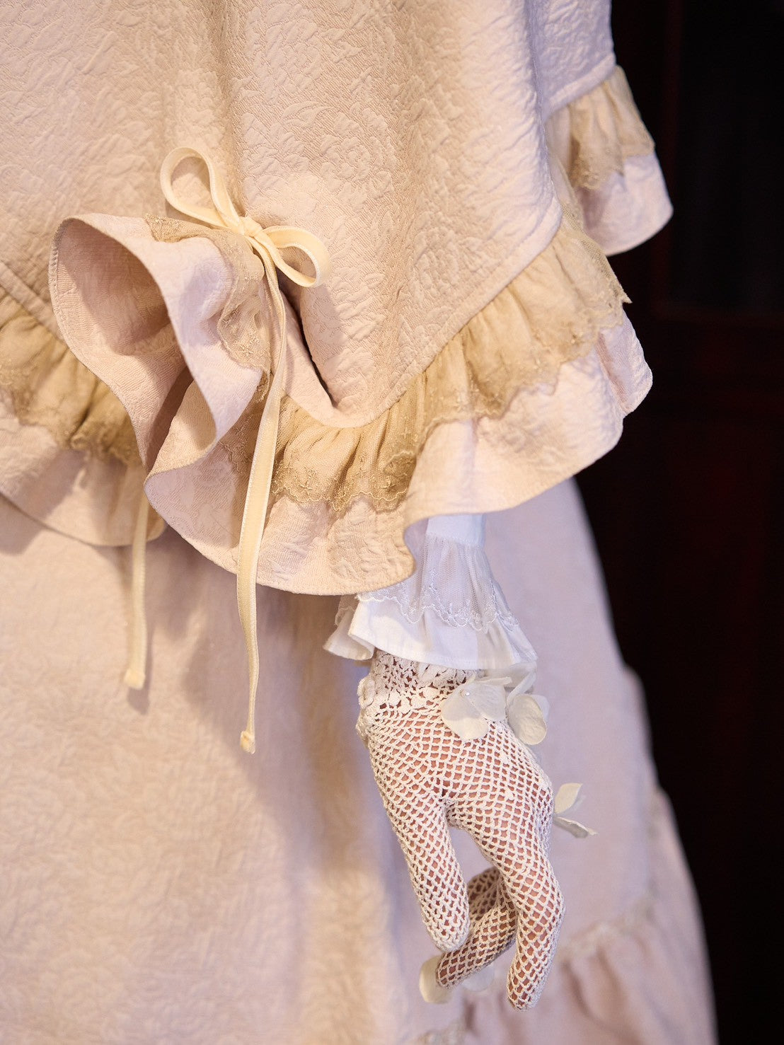 【Victorian maiden】ヴィクトリアンメイデン　　マトラッセローズガウンケープ　カメオローズ/ローズレッド/ダークネイビー