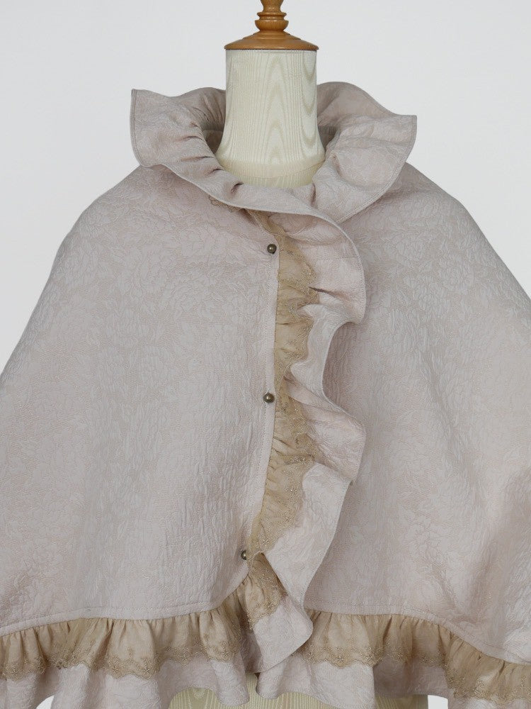 【Victorian maiden】ヴィクトリアンメイデン　　マトラッセローズガウンケープ　カメオローズ/ローズレッド/ダークネイビー