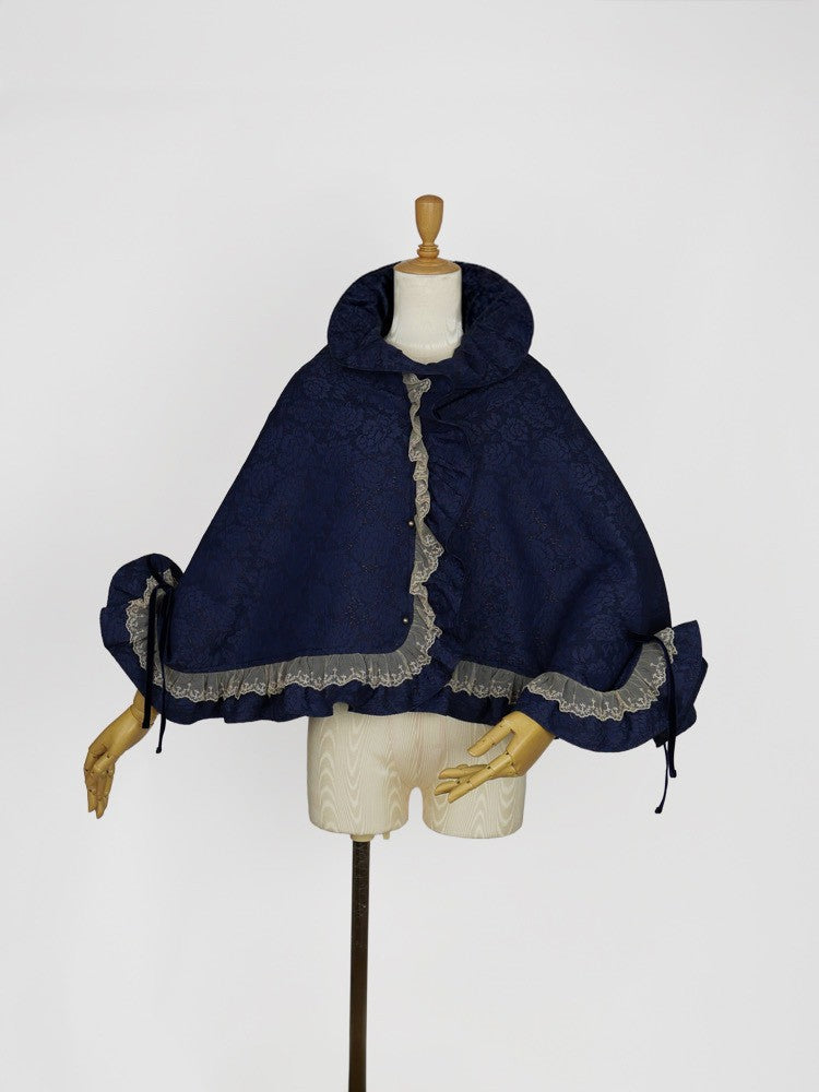 【Victorian maiden】ヴィクトリアンメイデン　　マトラッセローズガウンケープ　カメオローズ/ローズレッド/ダークネイビー