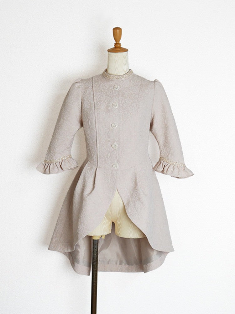 【Victorian maiden】ヴィクトリアンメイデン　　マトラッセローズテイルドレスジャケット　カメオローズ/ローズレッド/ダークネイビー